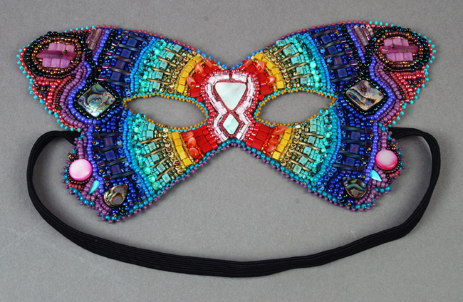 Bead Embroidered Mask